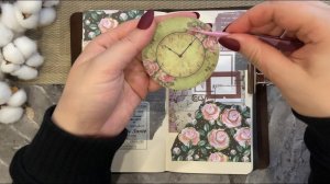 | ASMR for sleep | Vintage Journaling | No talking | Journal decoration | Relaxation 24