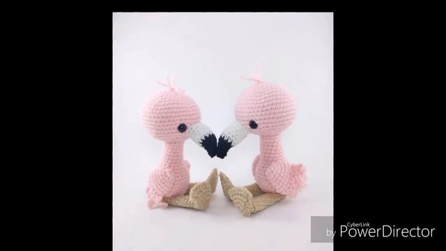 Flamenco amigurumi tejido a crochet amigurumi flamingo