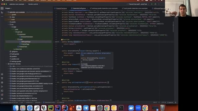 Non-static Selenide с Дмитрием Тучс | QA.GURU смотреть онлайн