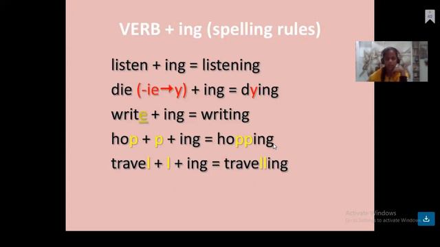 Present continuous tense by Thanvi Hyd l Sadhna online Navodaya coaching смотреть онлайн