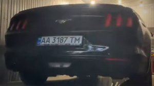 Ford Mustang 2.3 - прямоток, спортивный выхлоп
