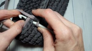 Как связать рюкзак из трикотажной пряжи.Подробный МК.