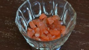 Салат из семги с сыром