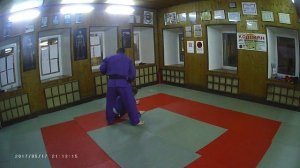 Дзюдо. Защита от подхвата под одну ногу.