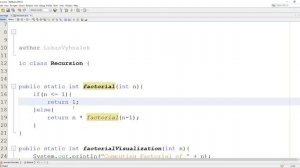 7  CODE  Recursion in Java