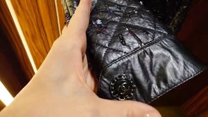 Как сшита кожаная куртка Chanel. Микс кожи с тканью.