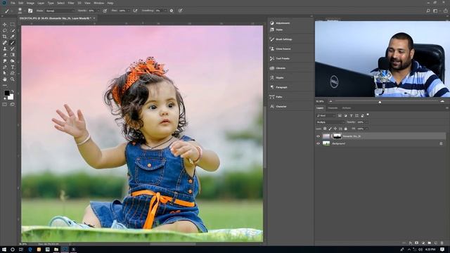 Only 6 Stape in Photoshop I Advance Baby Photo editing tutorial 1 смотреть онлайн