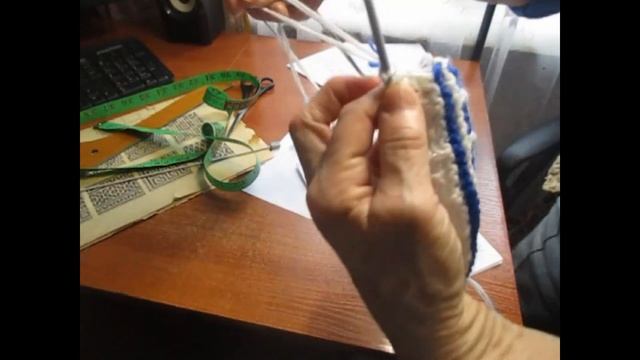 Ленивый жаккард. Детский жакет  ленивым жаккардом. Видео 1.