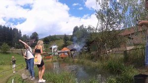 Форель в Яремче ловля форели на частном пруду