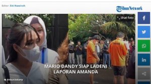 Bantah Lakukan Pencemaran, Kuasa Hukum Mario Dandy Sebut Amanda Salah Sasaran