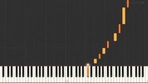 LA LA LAND - Mia and Seb's Theme/Epilogue \\ Synthesia Piano Tutorial