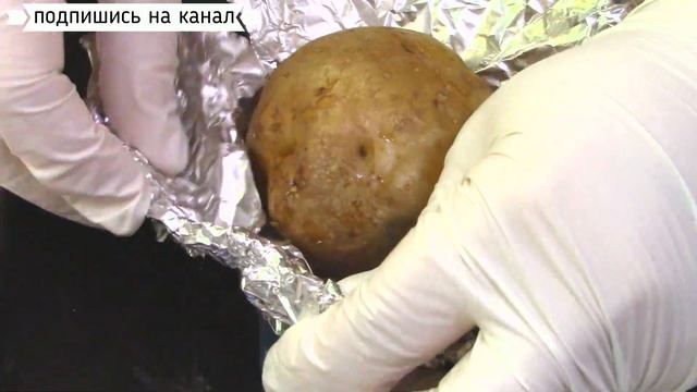 Картошка Запеченная в Фольге с Начинкой,Изумительный и Простой Обед.Baked potato in foil. смотреть онлайн