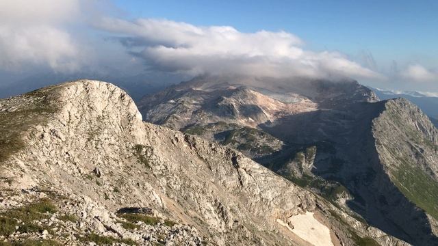 Гора Фишт с вершины Пшеха-Су и Оштена (31 июля 2021)