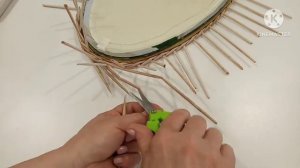 Рамка для зеркала. _ Бумажная лоза .