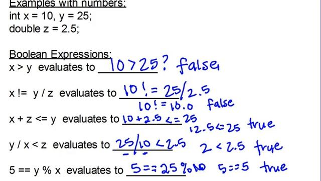Boolean Expressions and Compound Boolean Expressions смотреть онлайн