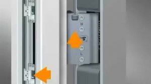 Регулировка скрытой дверной петли DR Hahn VL-BAND AL для алюминиевой двери