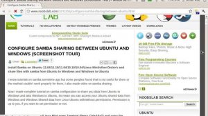 Configure Samba Sharing between Ubuntu Linux and Windows