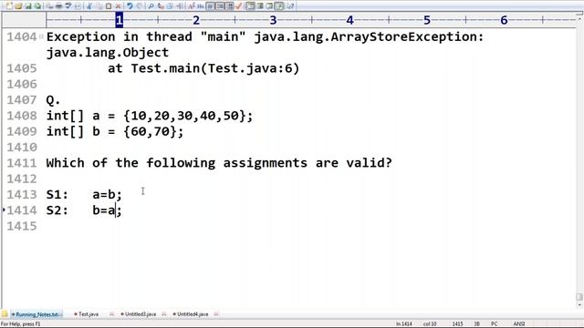 Java Certification 8 & 11 OCJA (1Z0 - 808 & 815 ) Session-12 | Array Variable Assignments