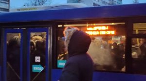 21.11.2023 :: Жуткая давка в автобусе маршрута «443» в городе Химки