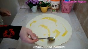 МИЛЛИОН СЛОЕВ В ОДНОЙ ЛЕПЁШКЕ.ТАДЖИКСКАЯ КАТЛАМА в духовке. Katlama☆Фатир