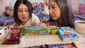 МУКБАНГ ЧЕЛЛЕНДЖ НЕЗАПИВАЙ СЛАДОСТИ/?ПЕЧЕНЬЕ/?ШОКОЛАД/ВАФЛИ/MUKBANG CHELLENGE