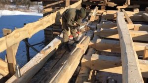 Уроки работы топором плотника. Отвечаем на ваши вопросы...26.01.17г.