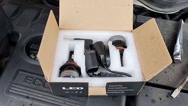 H13//9008 LED Headlight Bulbs - 100W 12000LM 6500K Xenon White - High//Low Beam,Fog review смотреть онлайн