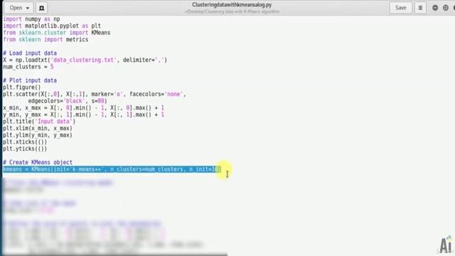 43 Clustering data with K Means algorithm смотреть онлайн