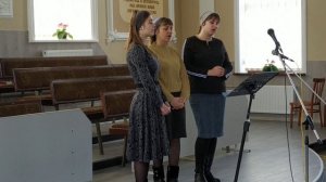 Пред тобою я склоняюсь головой своею8.03.2022г.Церковь ЕХБ Пос.Высокий Молодежь Христианские песни