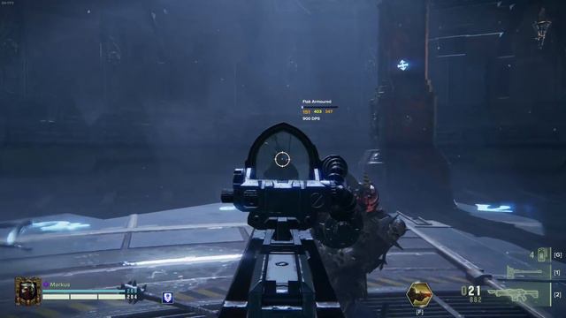 Kantrael MG XII Infantry Lasgun - Warhammer 40k: Darktide смотреть онлайн