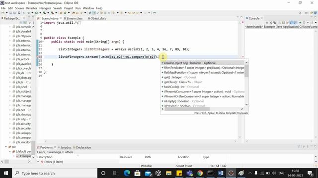 18.Stream API | Java8 min max method | Java stream min max method example | min() and max() method смотреть онлайн