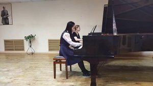Прохорова Ксения и Чан Тху Нган. Н.Раков Веселая песенка