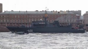 Парад ко дню Военно-морского флота России 28.07.2019 в СПБ