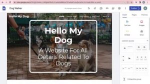 Blogging Website Design Using Google Sites & ChatGPT