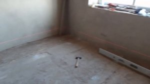 Установка маяков при минимальных слоях стяжки