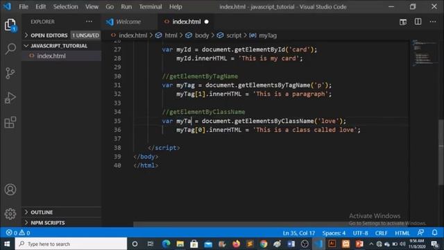 JavaScript DOM
