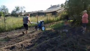 Обзор. Мотоблок BRADO 1600 и картофелевыкапыватель