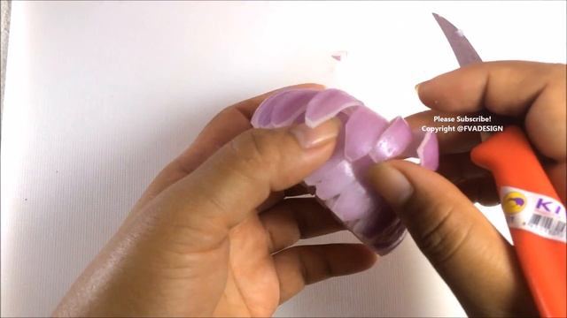 Artistic On Purple Onion Lotus Carving Garnish - How To Make Onion Flower Decoration.