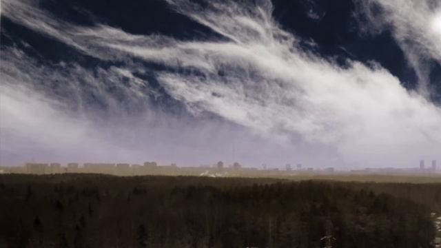 Красивое небо над Москвой смотреть онлайн