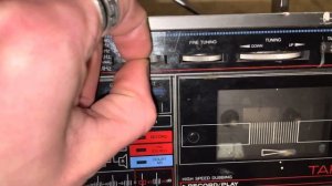 Японский старенький магнитофон Sharp GF-800