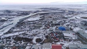 Чокурдах с высоты птичьего полета