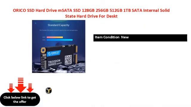 ORICO SSD Hard Drive mSATA SSD 128GB 256GB 512GB 1TB SATA Internal Solid State Hard Drive For Deskt смотреть онлайн