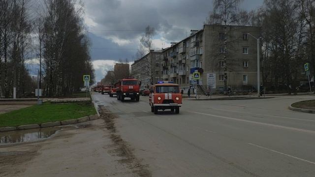 Парад пожарной техники 2021 Кирово-Чепецк