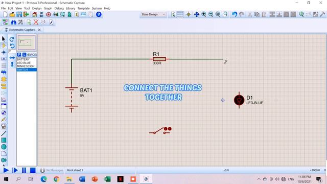 TUTORIAL MAKING A SIMPLE CIRCUITS FOR BEGINNERS | PROTEUS 8 PROFESSIONAL 👾 смотреть онлайн