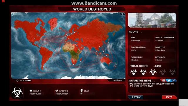 Plague Inc: Evolved - Bacteria Replay смотреть онлайн