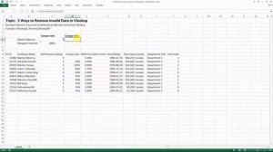 2 Ways to Remove Invalid Data in Vlookup