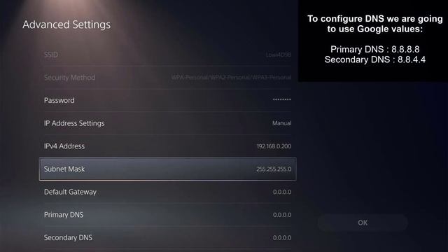 ? How to SETUP a STATIC IP ADDRESS on PS5