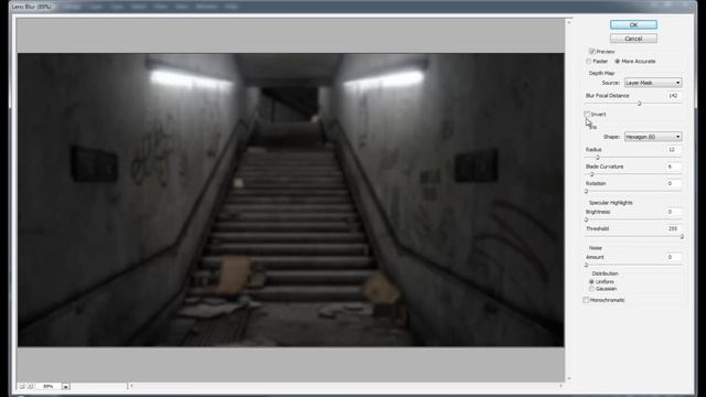 How to create depth of feild using depth maps in Photoshop смотреть онлайн