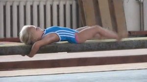 Тренировка по спортивной гимнастике (малыши).