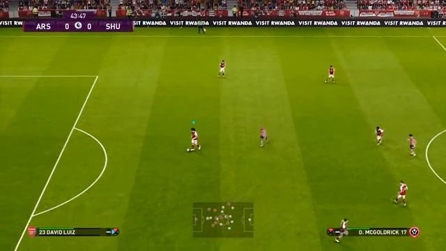 ARSENAL VS SHEFFIELD UNITED PES 2021 смотреть онлайн